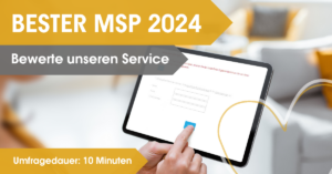 Umfrage "Bester MSP 2024"
