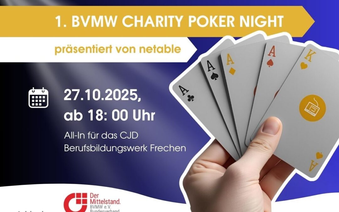1. BVMW-Charity-Poker-Night präsentiert von netable