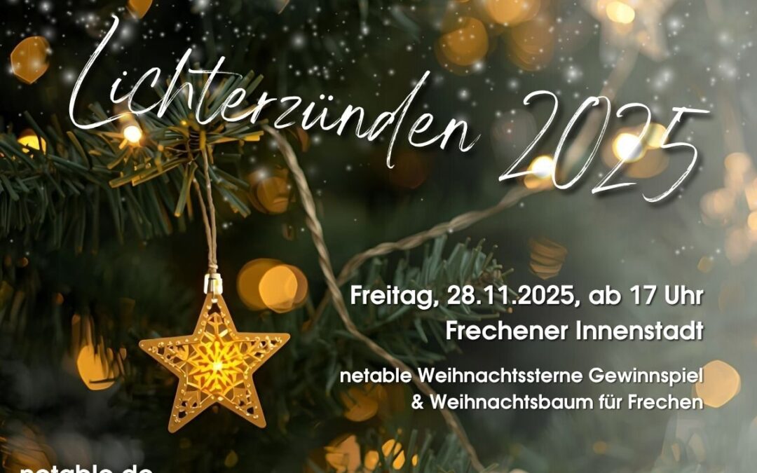 Lichterzünden & Weihnachtssterne Gewinnspiel 2025