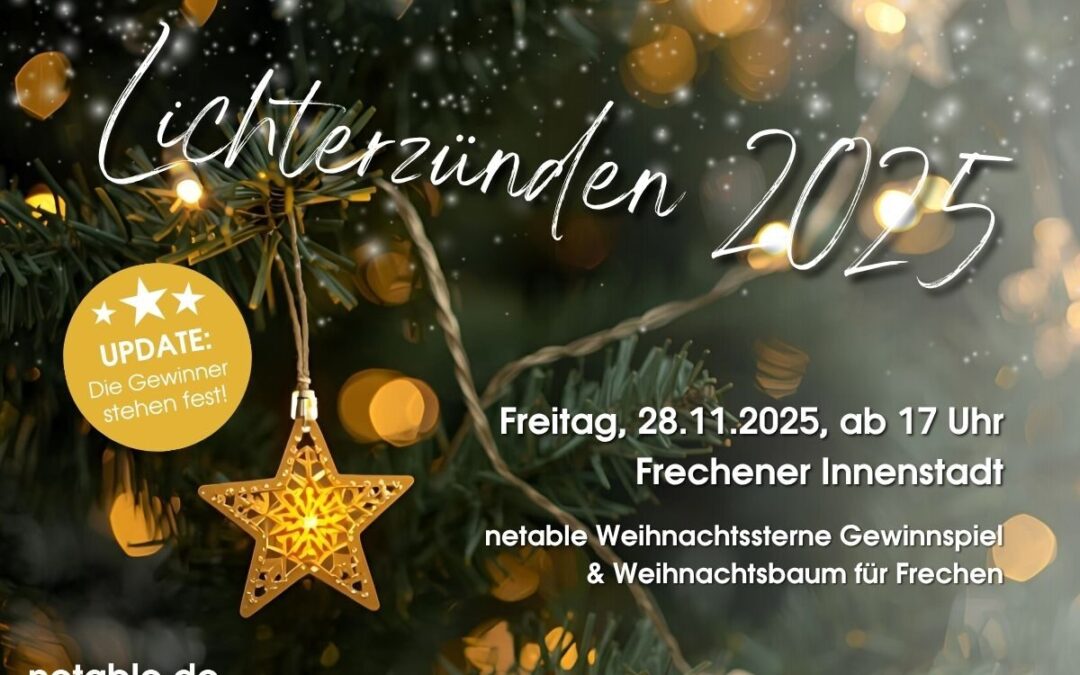 Lichterzünden & Sterne Gewinnspiel 2025